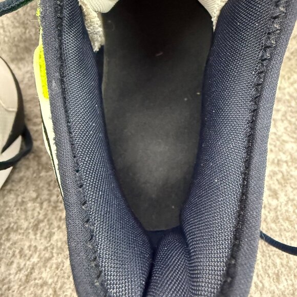 ✅Mens 11 Nike Air Max Impact 2 White Indigo Burst Volt Basketball Shoes Sneaker - Picture 4 of 13